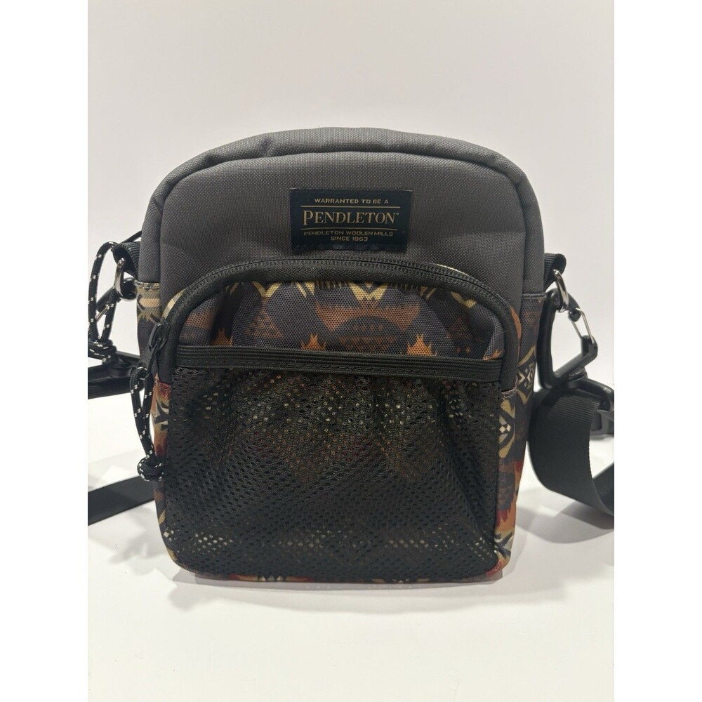Pendleton Explorer Crossbody Bag Travel Utility Shoulder Purse Mesh Pocket GUC